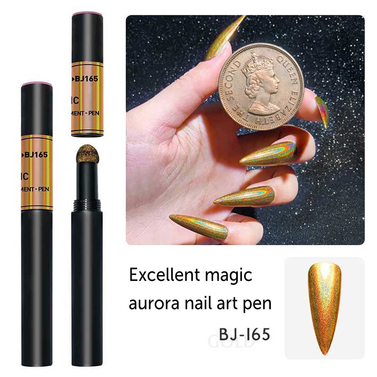 Excellent magic aurora nail art pen BJ165