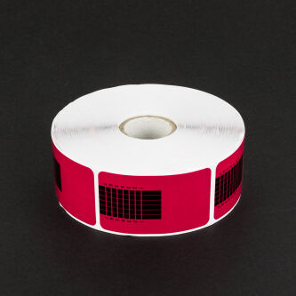 Szablony wąskie neon pink 500szt