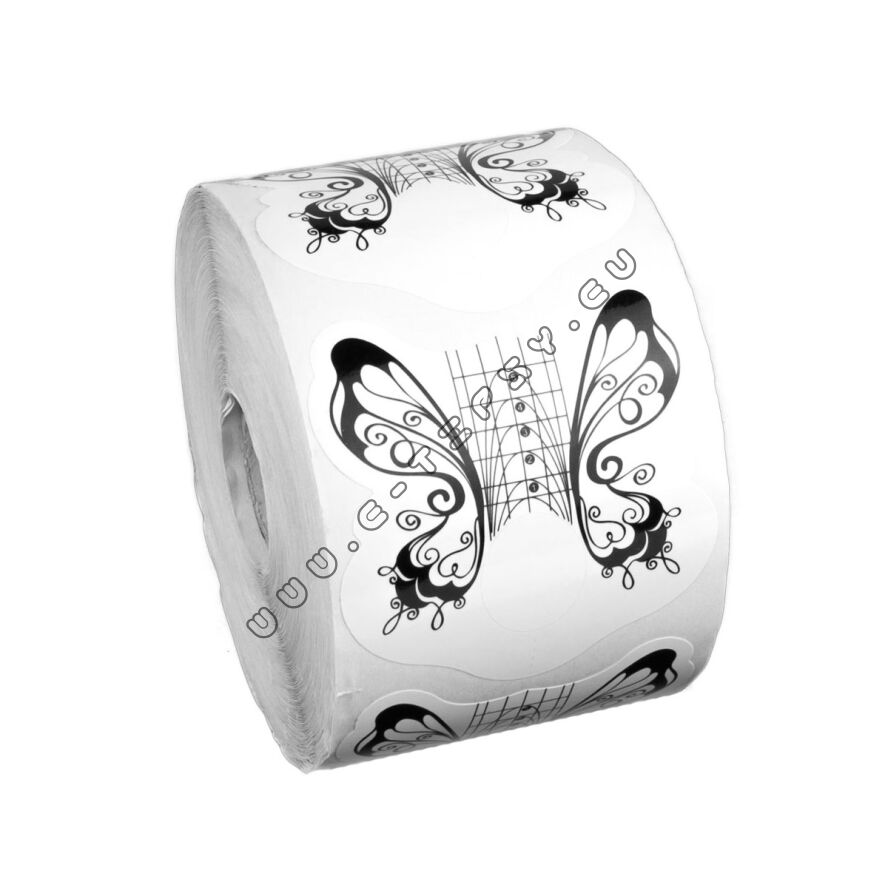 Szablony szerokie butterfly 500 szt