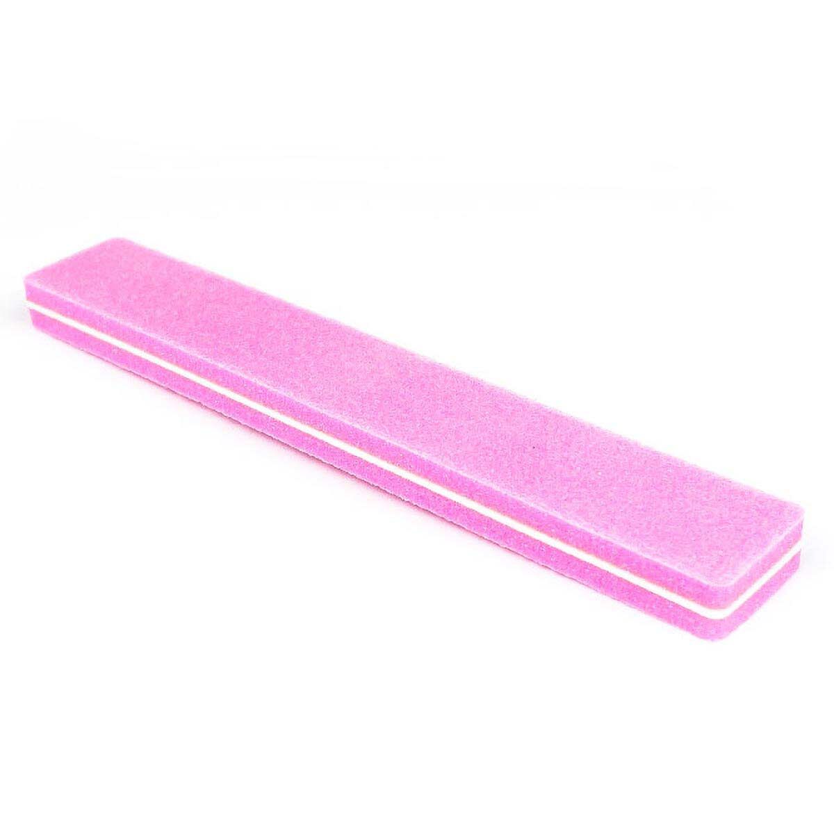 Blok polerski w kształcie pilnika różowy
