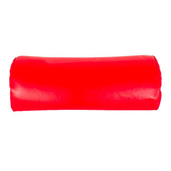 Podkładka do manicure półokrągła skóra czerwona - 2