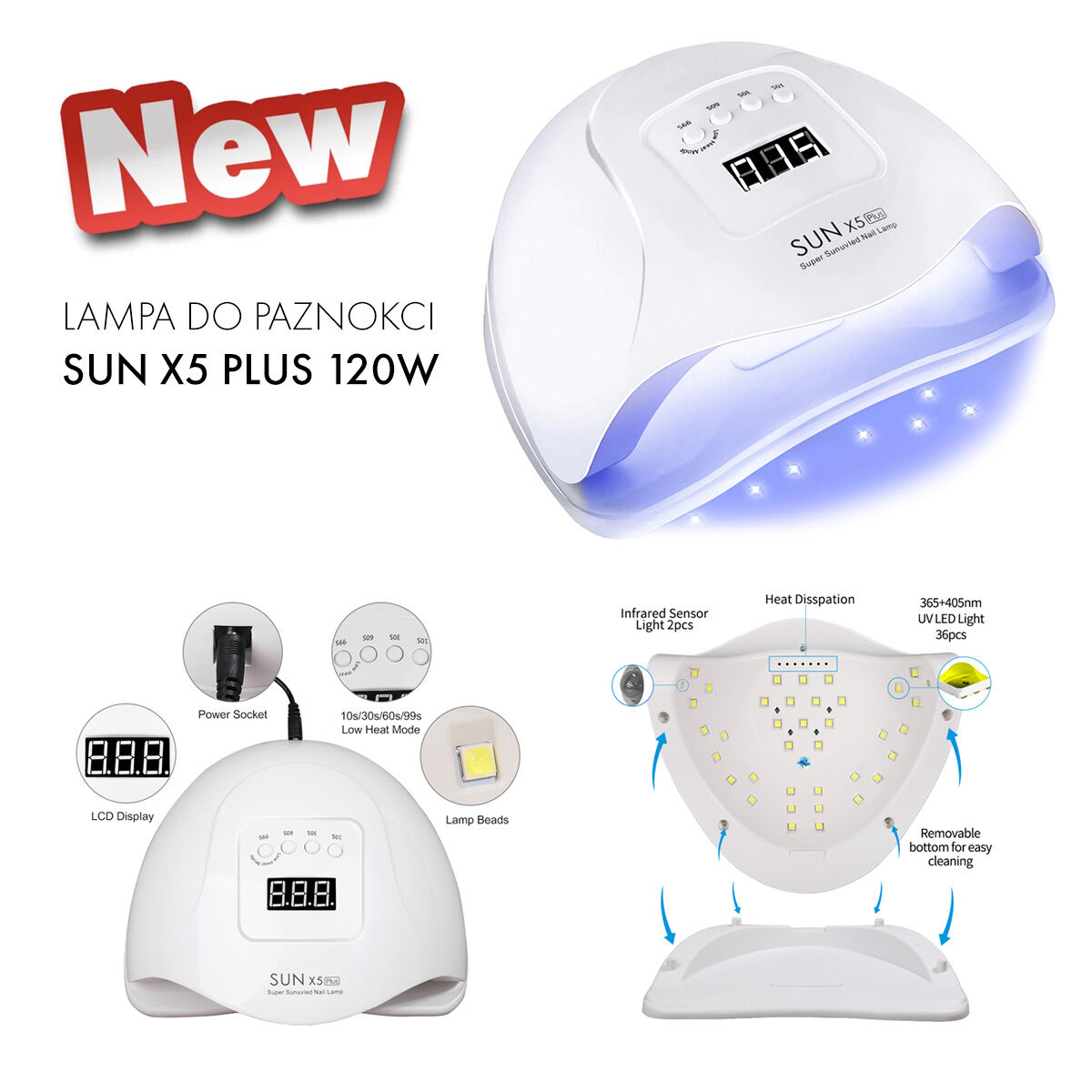 Lampa Sun X5 Plus 120W
