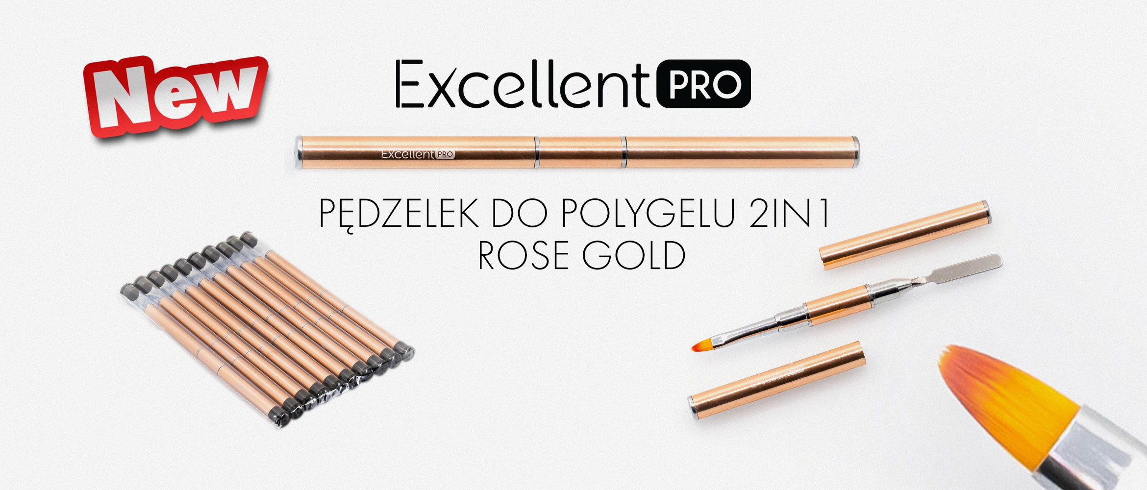 Narzędzie Poly Brush 2in1 Marki Excellent PRO do metody POLYsystem